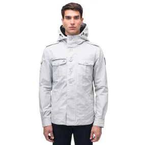 Fisherman Men's Shirt Jacket Light Grey