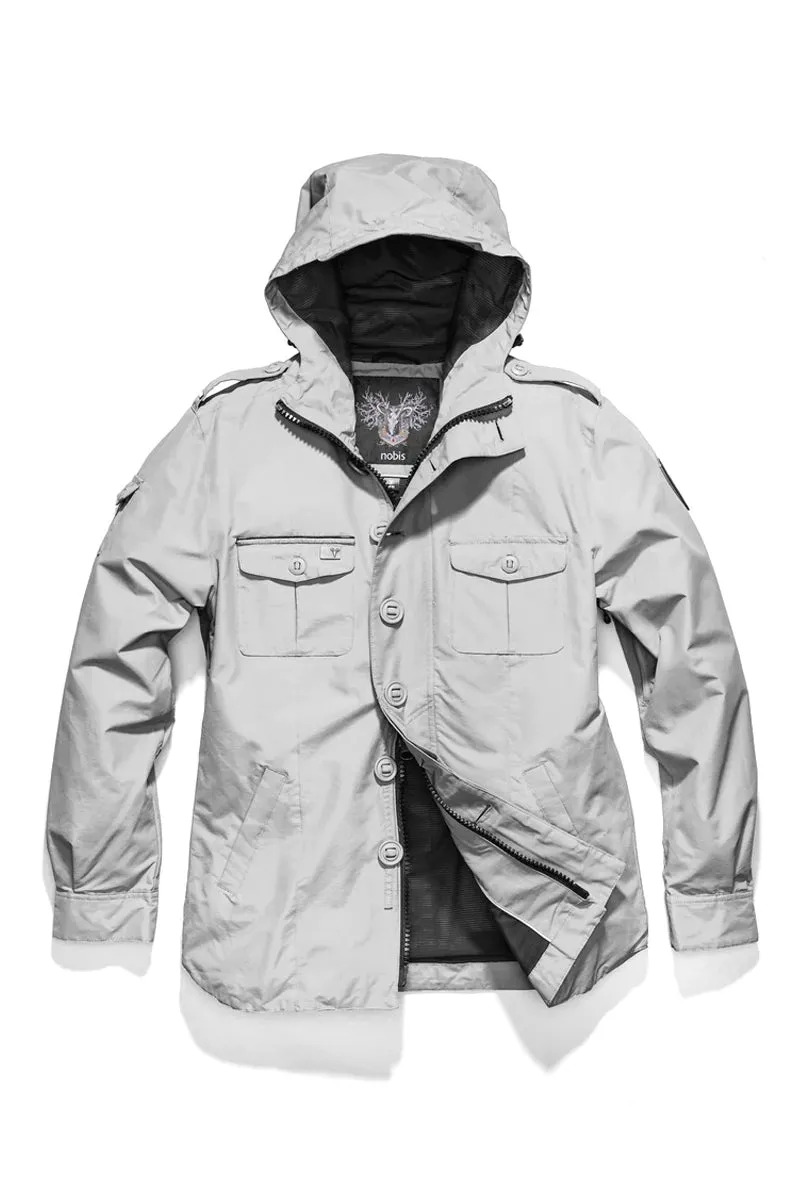 Fisherman Men's Shirt Jacket Light Grey