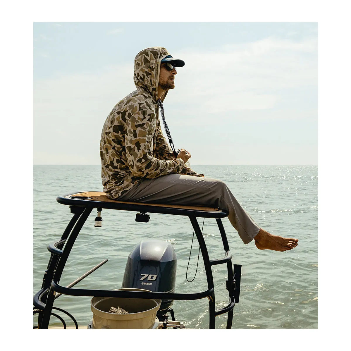 Free Fly Bamboo Lightweight Hoody Barrier Island Camo