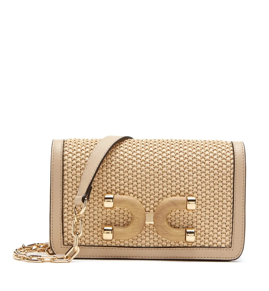 FRIDAY RAFFIA CROSSBODY BAG