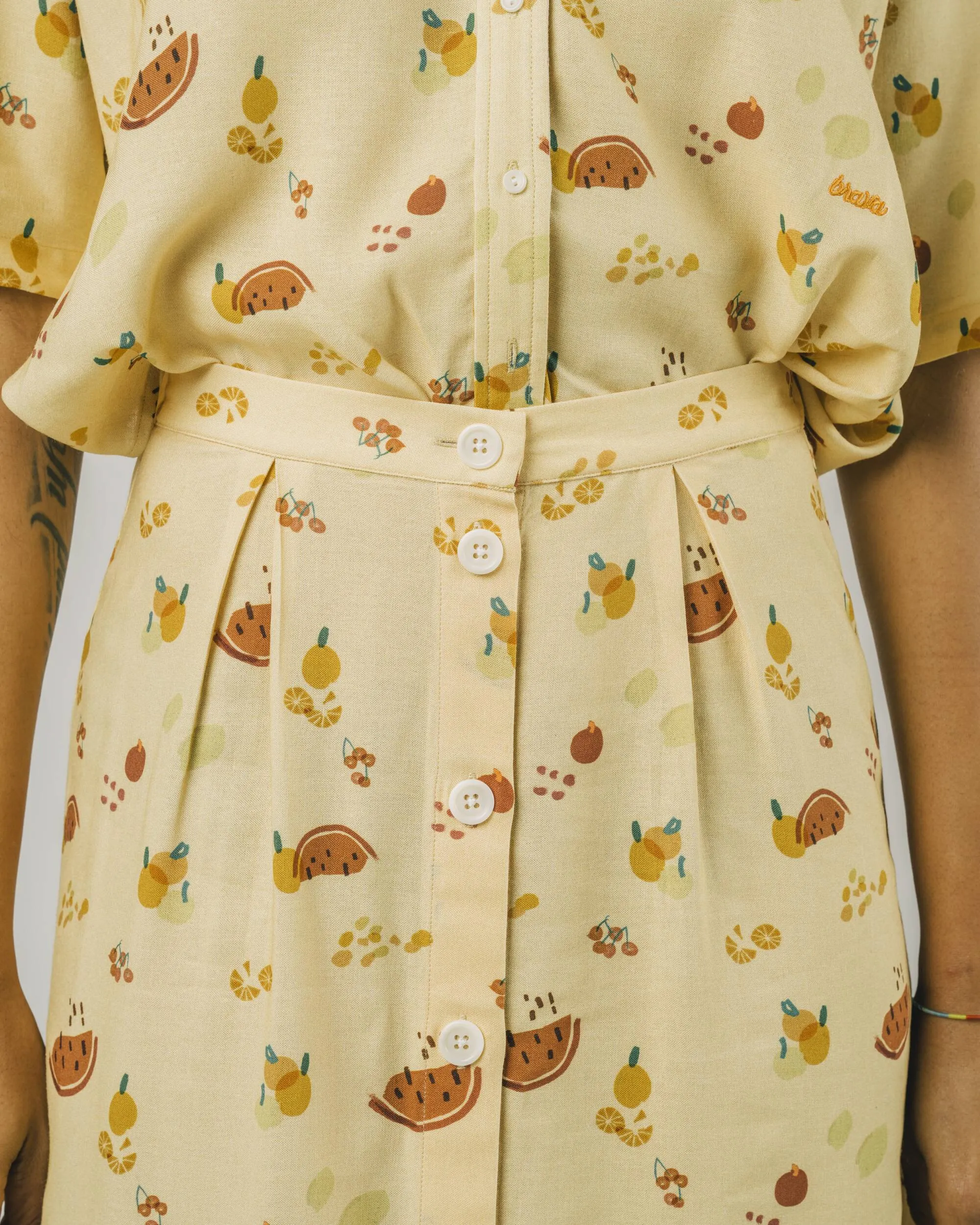 Fruits Skirt Lemon