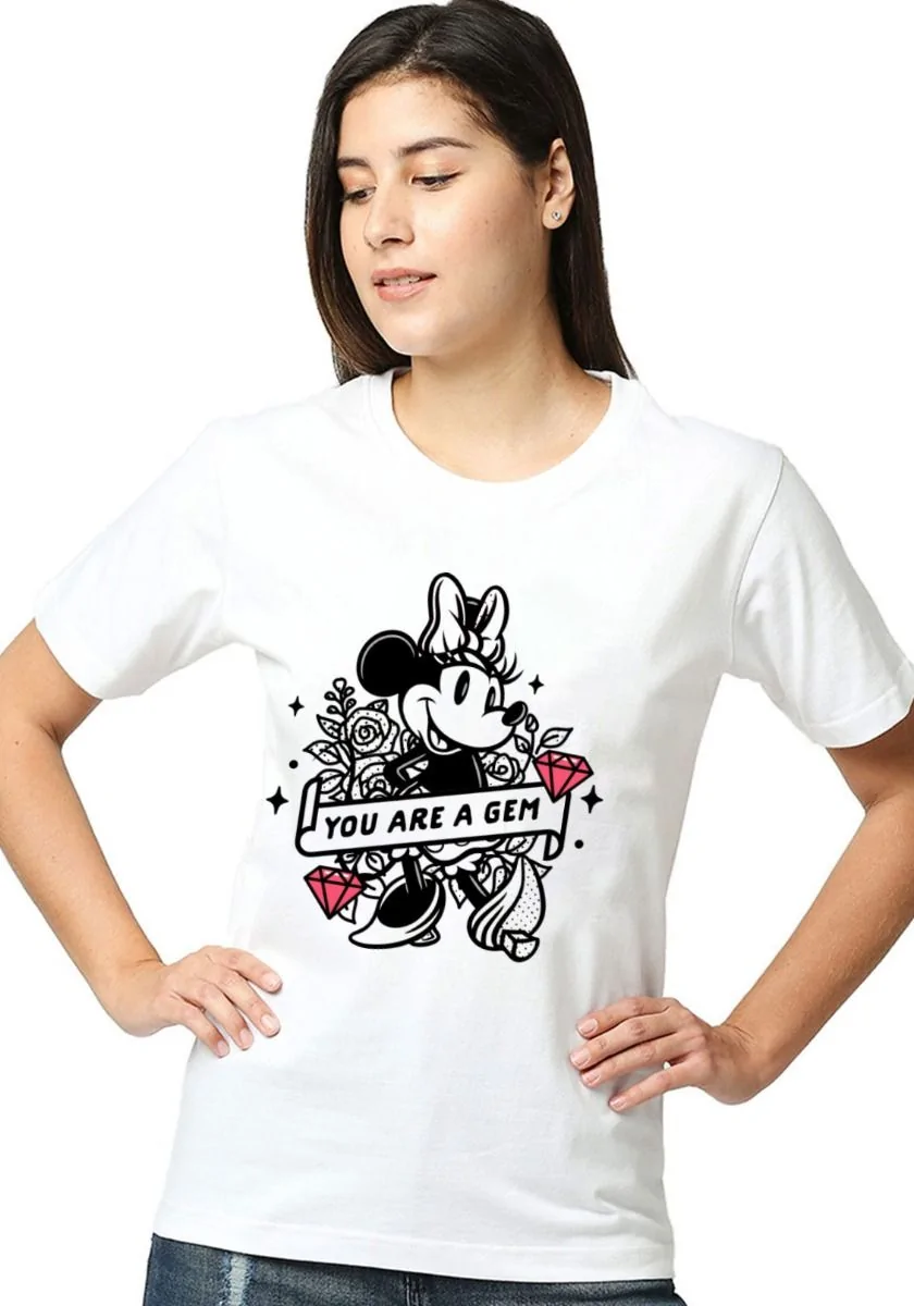 Gem Minnie Womens Tshirt