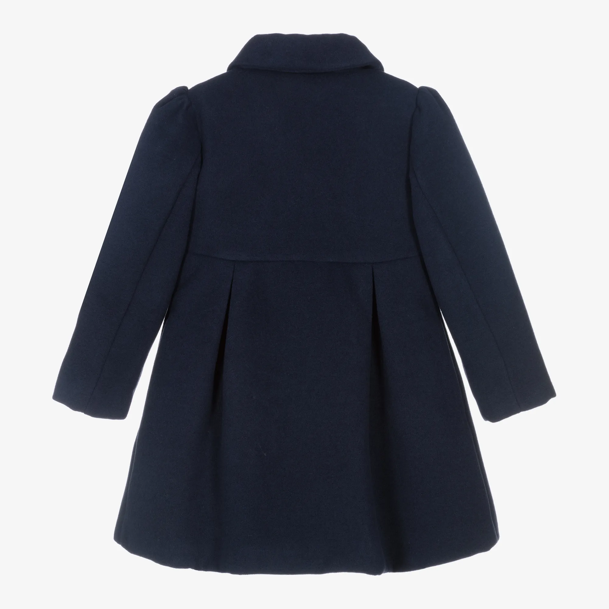 Girls Blue Traditional Felted Coat