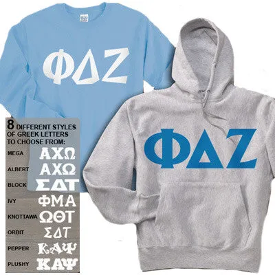 Greek Printed Longsleeve And Hoody Package - Low Price - CAD