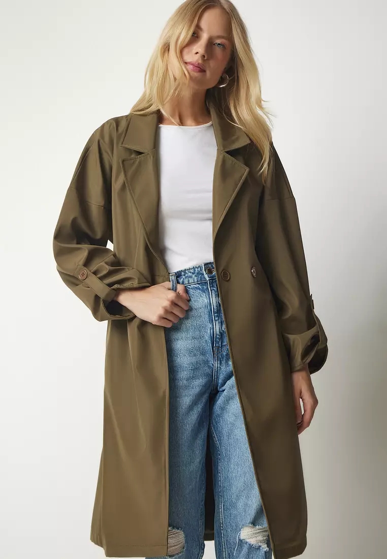 Happiness Istanbul Belted Trench Coat