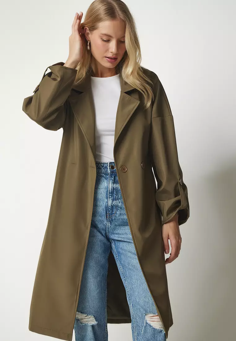 Happiness Istanbul Belted Trench Coat