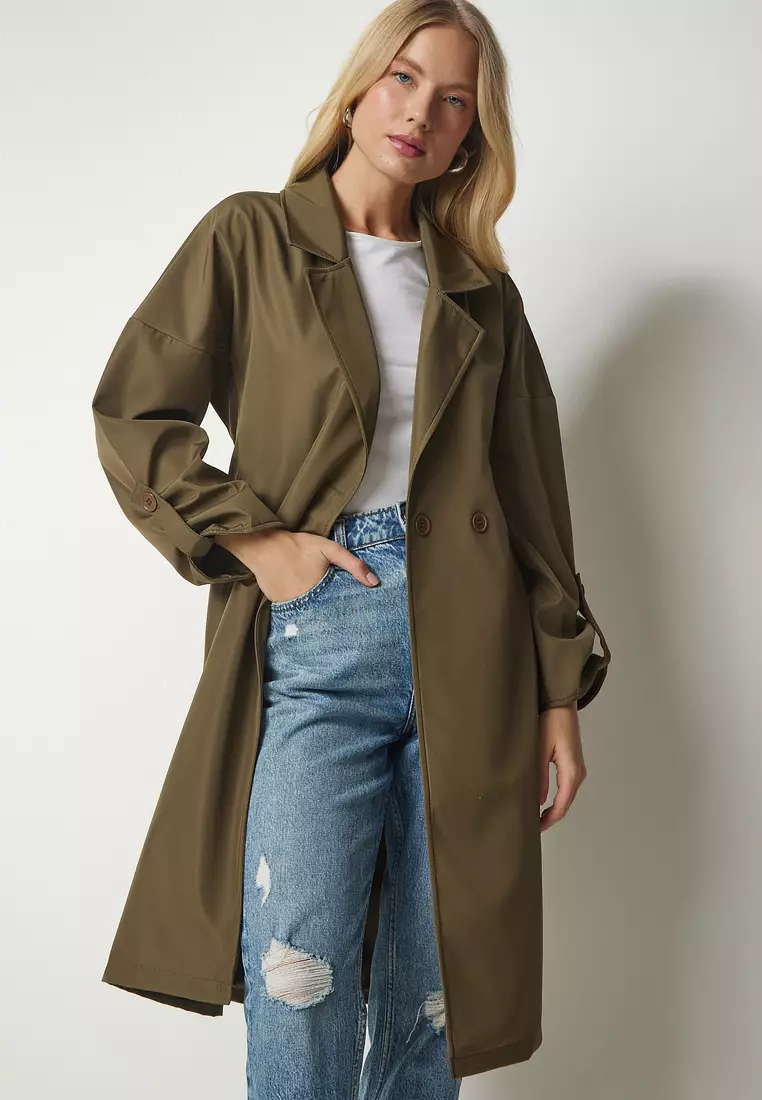 Happiness Istanbul Belted Trench Coat