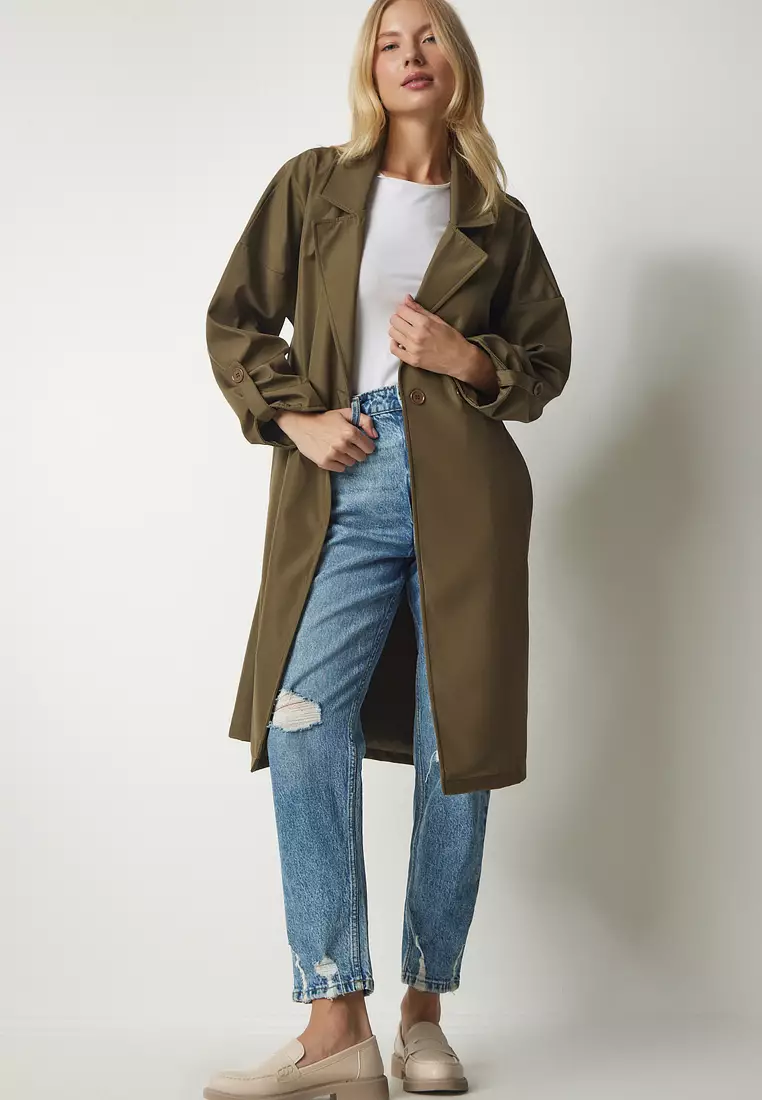 Happiness Istanbul Belted Trench Coat