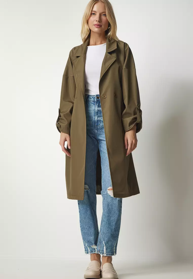 Happiness Istanbul Belted Trench Coat