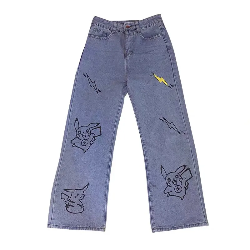 HARAJUKU CARTOON PIKACHU JEANS BY63158