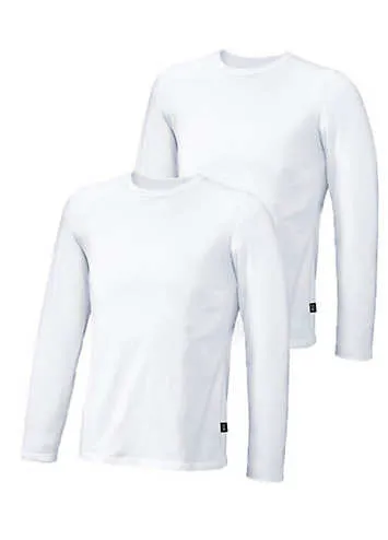 H.I.S Pack of 2 Long Sleeve T-Shirts | Grattan