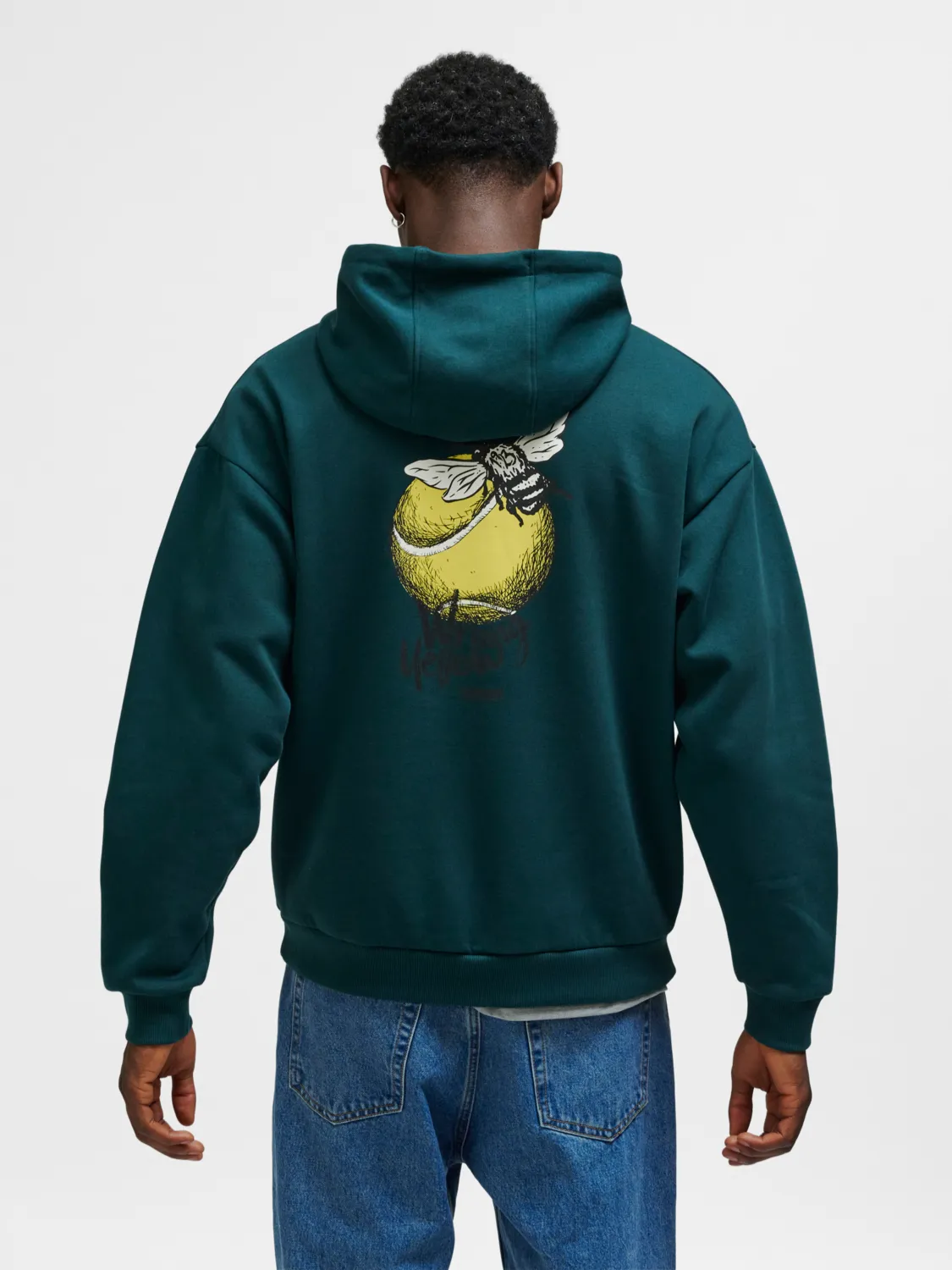 hmlLOOSE HOODIE WRONG YELLOW Hoodie