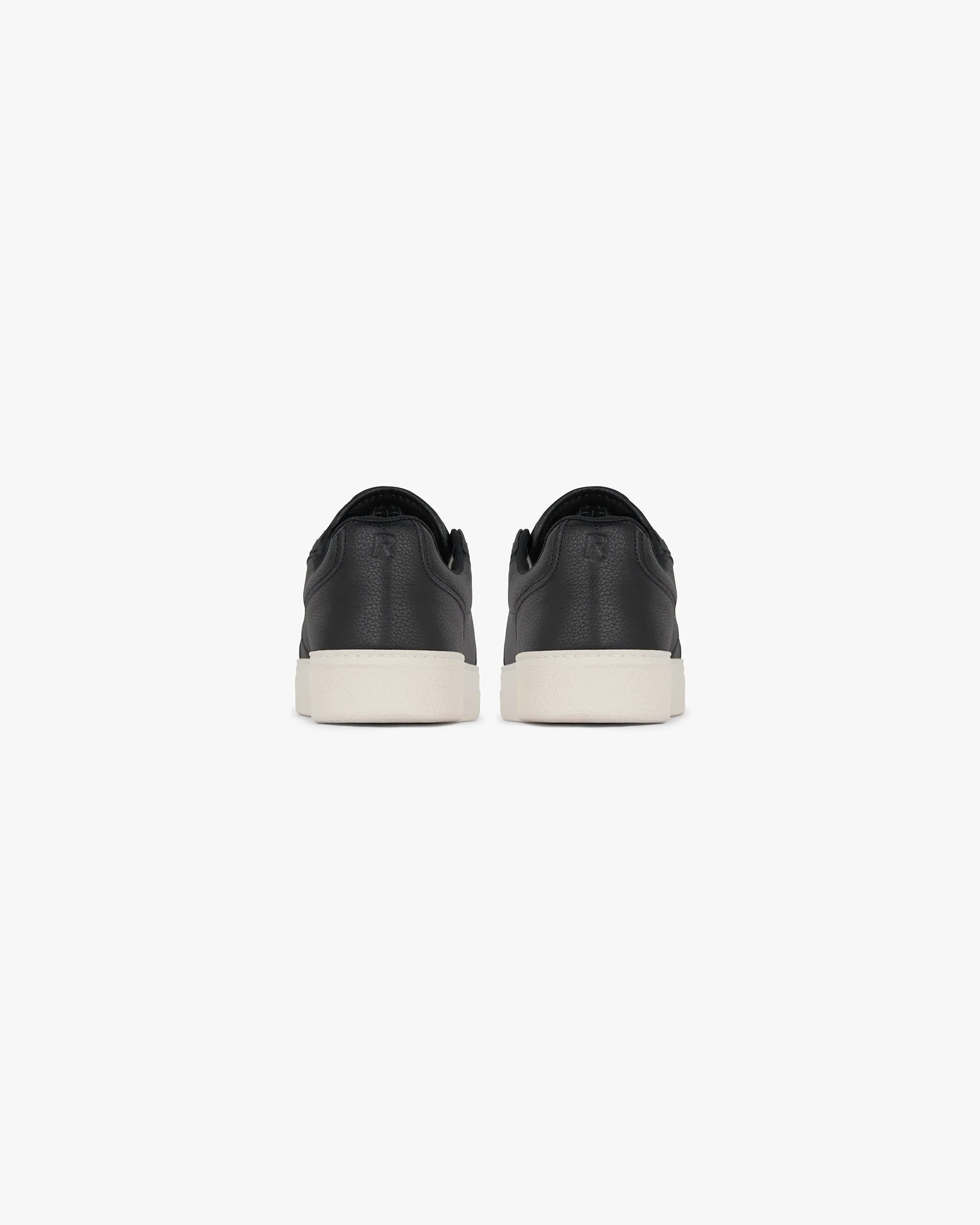 Initial Sneaker - Leather - Black