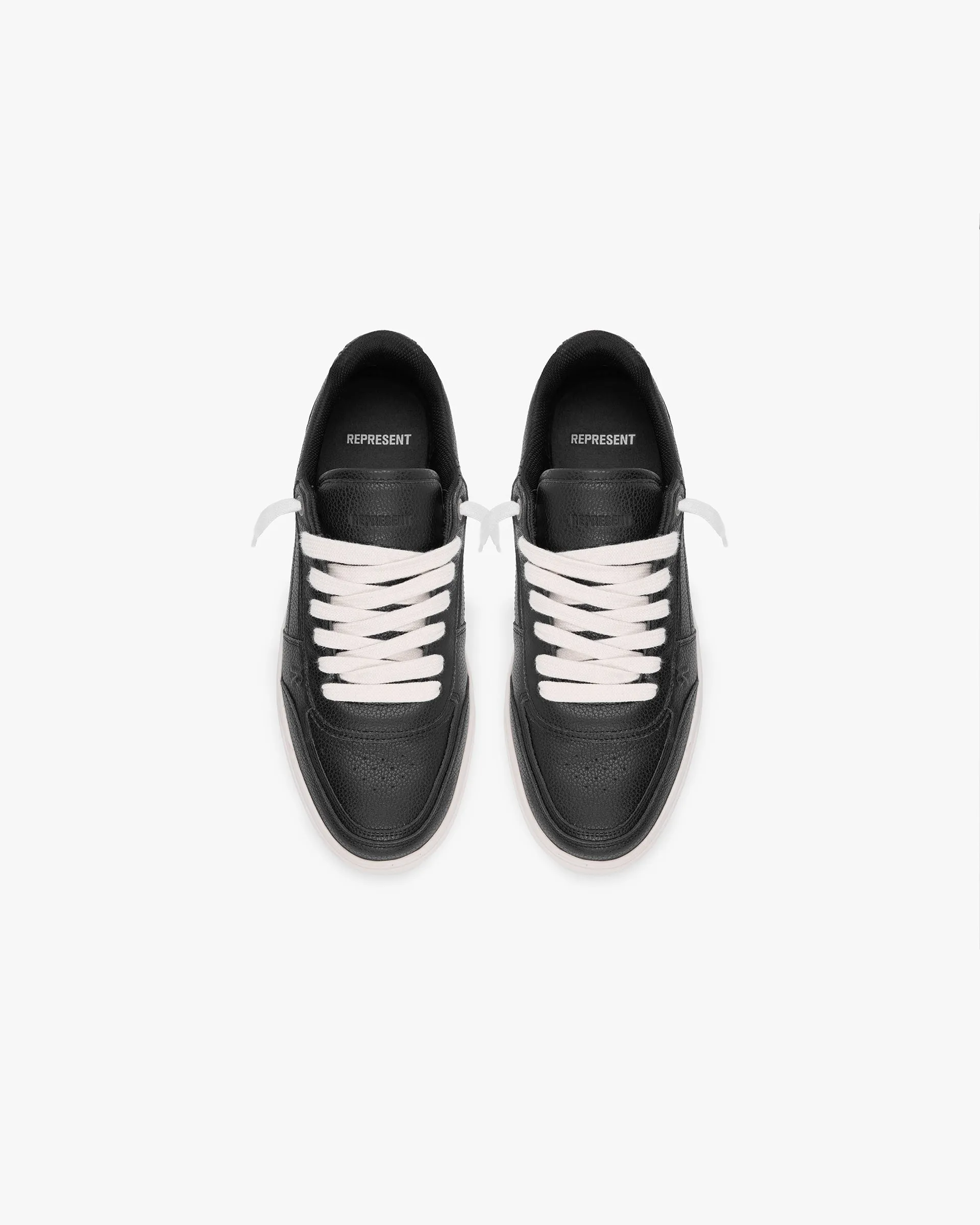 Initial Sneaker - Leather - Black