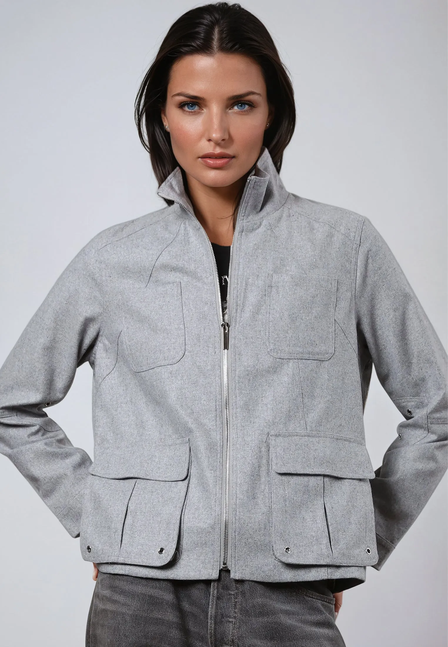 INNOCENT JACKET GREY MARL