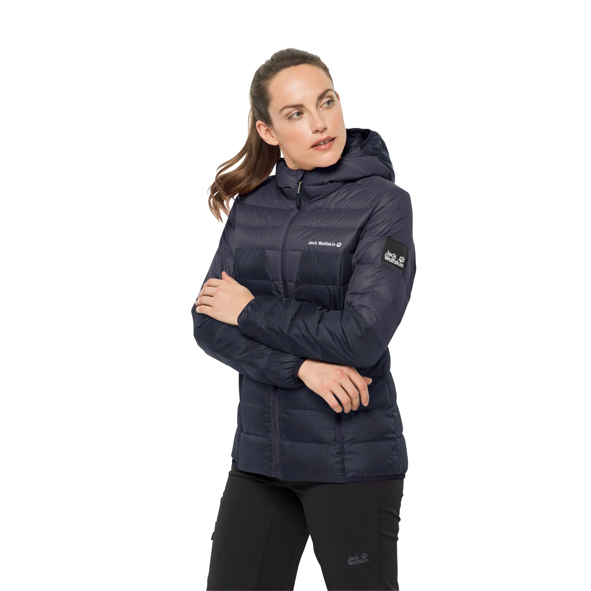 Jack Wolfskin Women's Dna Tundra Hoody Graphite | Buy Jack Wolfskin Women's Dna Tundra Hoody Graphite here | Outnorth