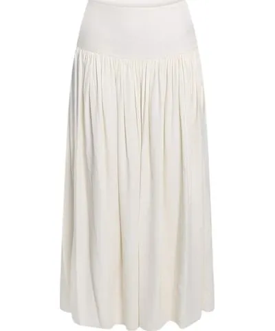 Jessie Flamming Women's White / Neutrals Long Skirt