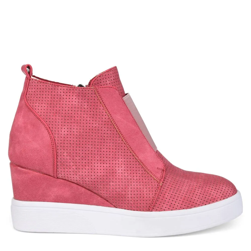 Journee Collection  WOMENS CLARA WEDGE SNEAKER