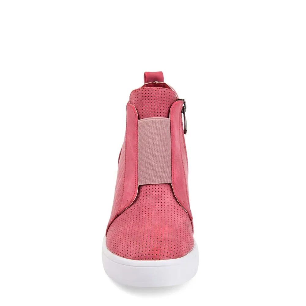 Journee Collection  WOMENS CLARA WEDGE SNEAKER