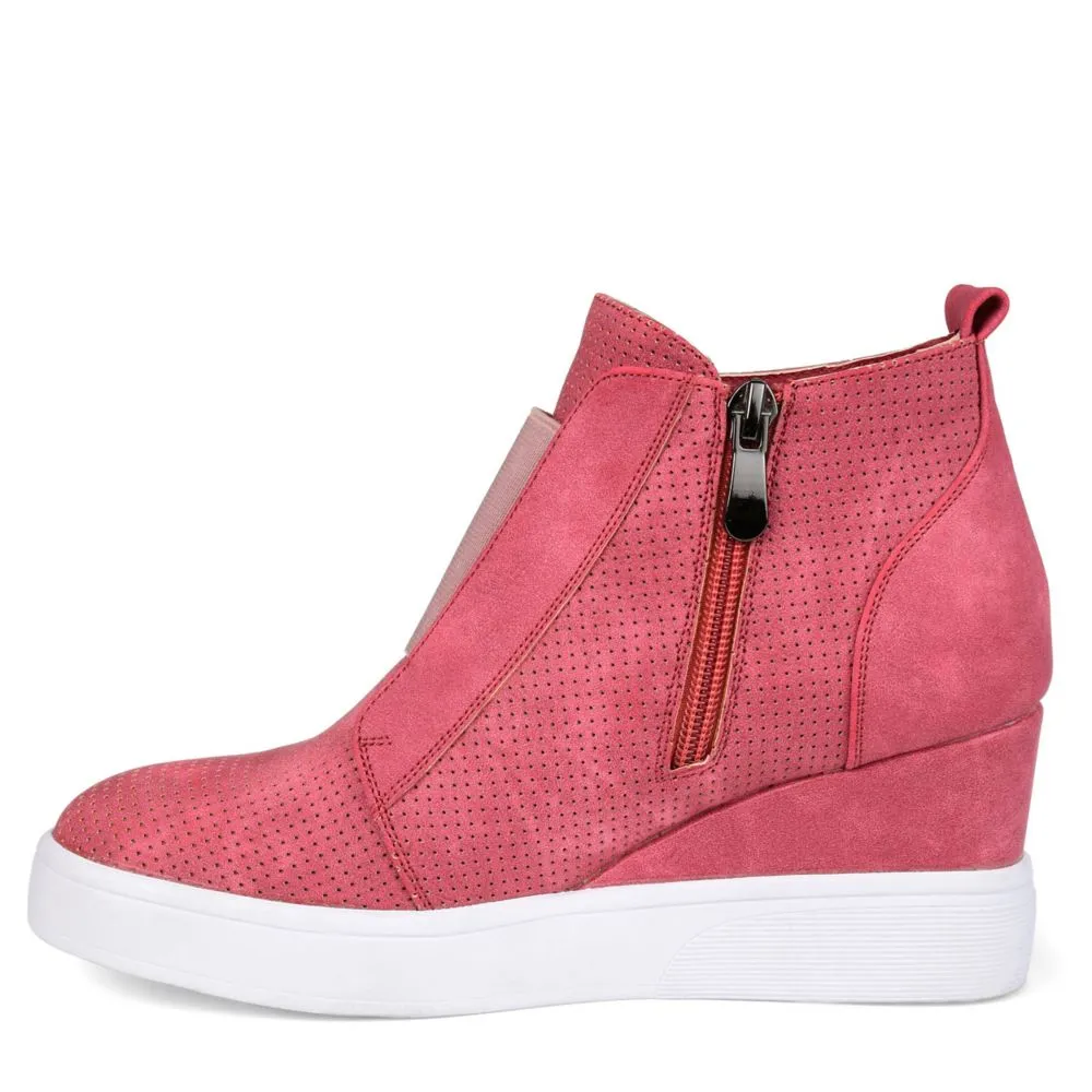 Journee Collection  WOMENS CLARA WEDGE SNEAKER