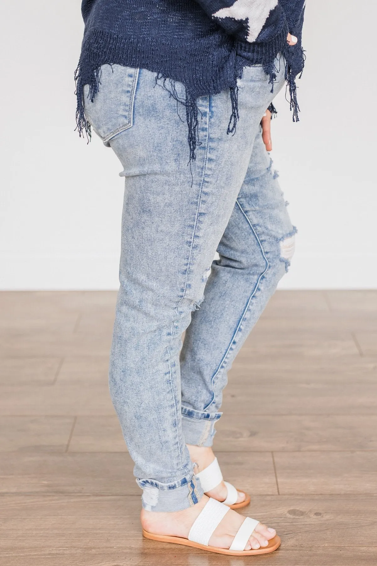 KanCan Distressed Skinny Jeans- Hayden Wash