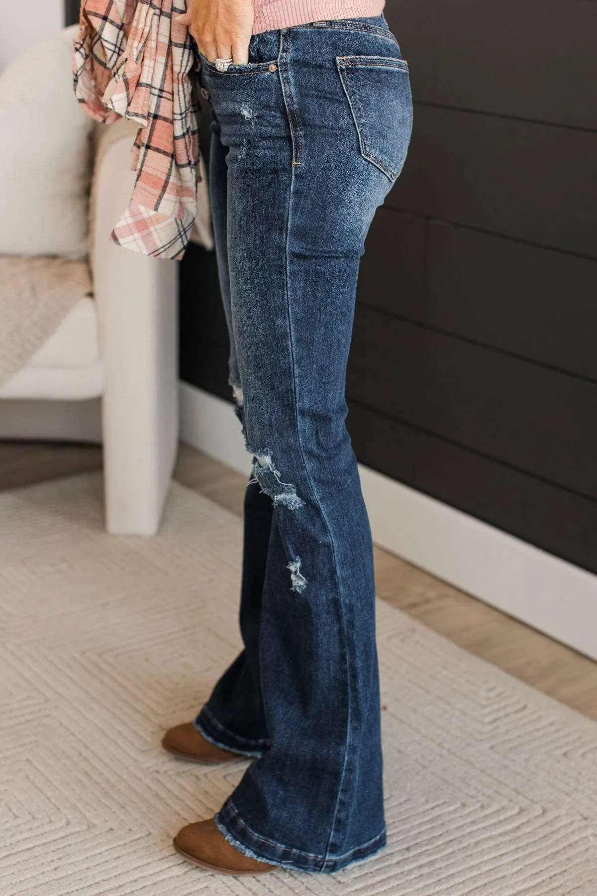 KanCan Flare Jeans- Louella Wash