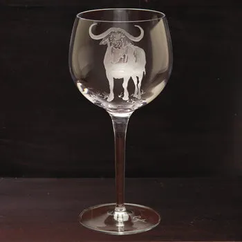 Kevin's Crystal African Red Wine Glasses  (Set of 6)