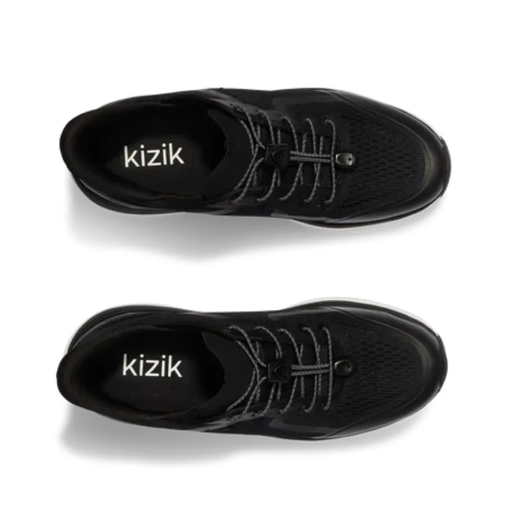 Kizik London Sneaker in Black/White