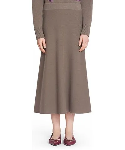 Lanvin Flared Midi Skirt