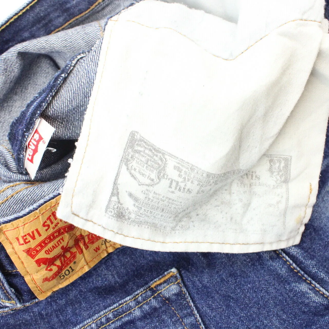 LEVIS 501 Jeans Dark Blue | W40 L34