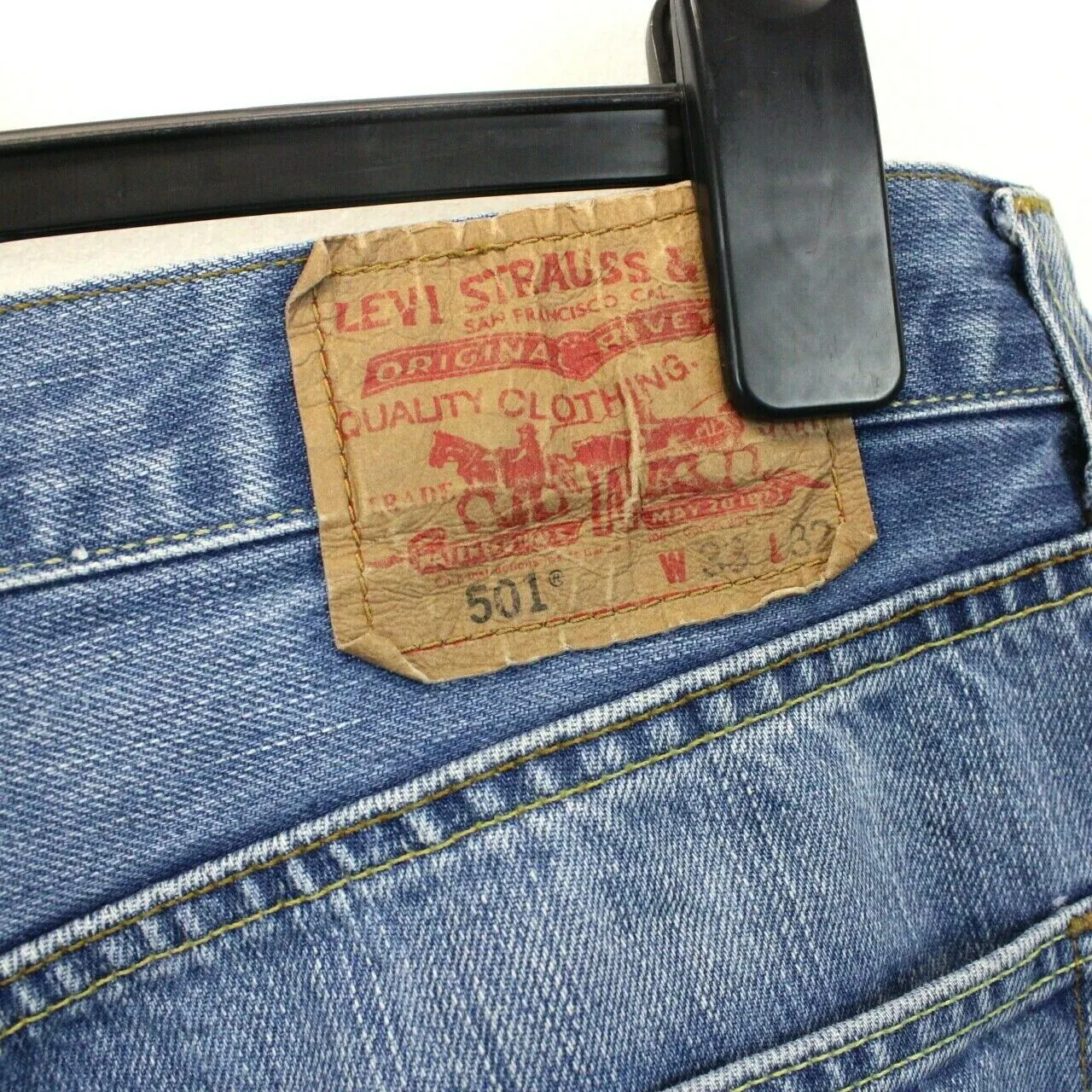 LEVIS 501 Jeans Mid Blue | W33 L30