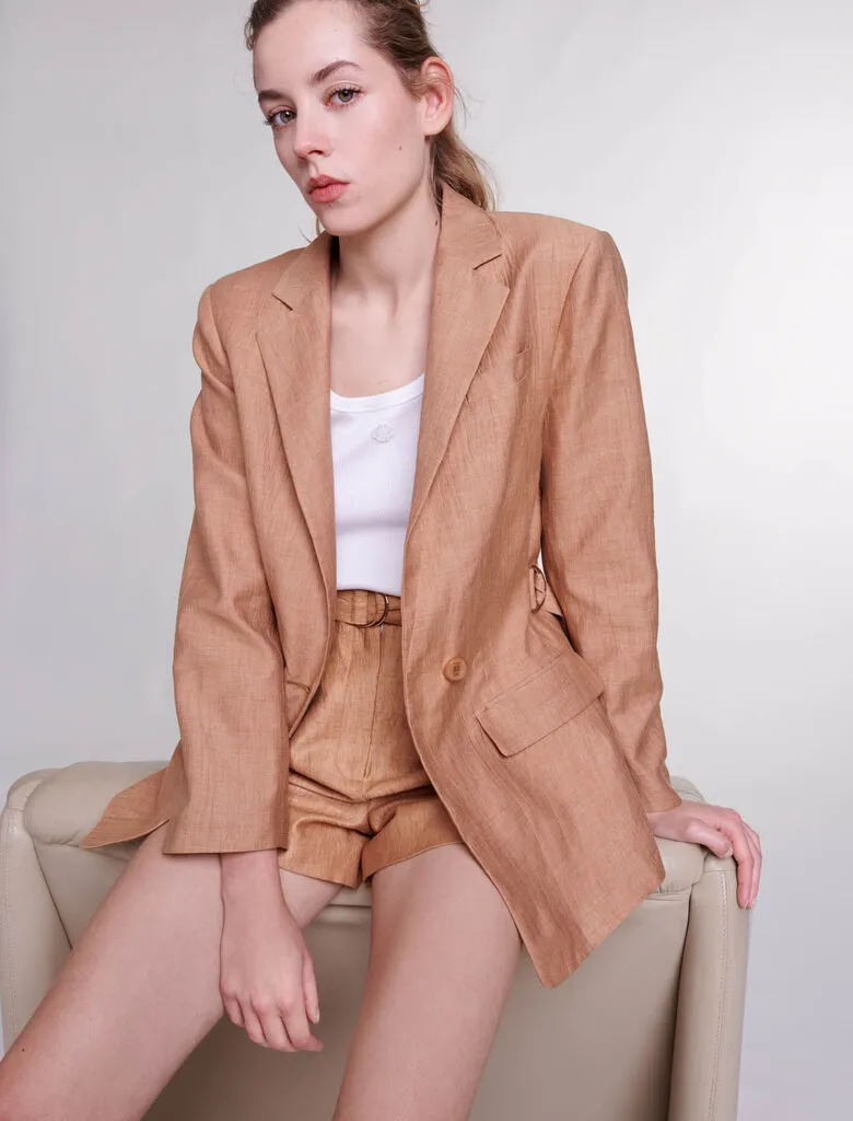 Linen suit jacket