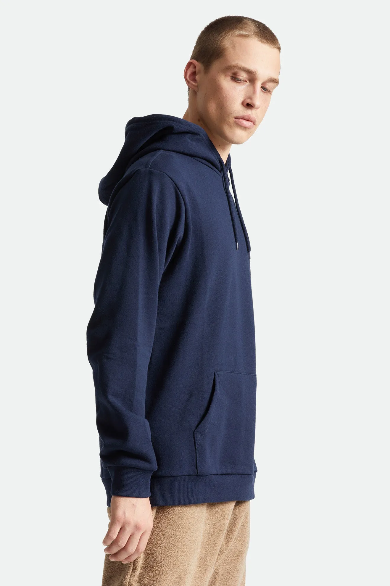 Lion Crest Hood - Navy