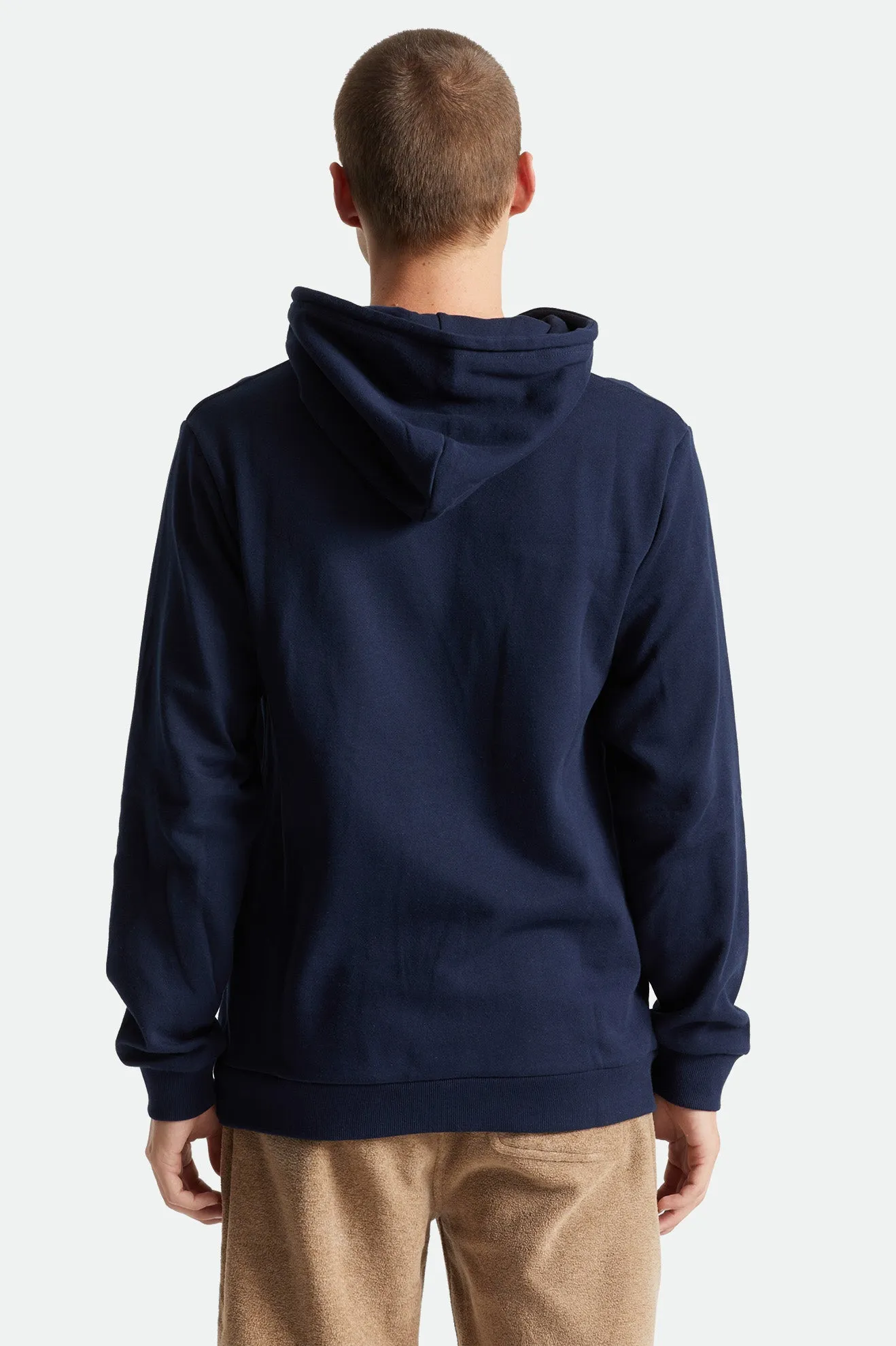 Lion Crest Hood - Navy