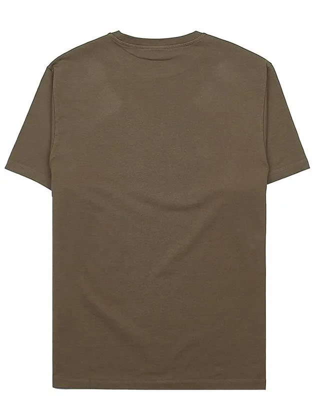 Maison Kitsune Men's Campus Fox Relax TShirt LM00112KJ0035 KHAKI