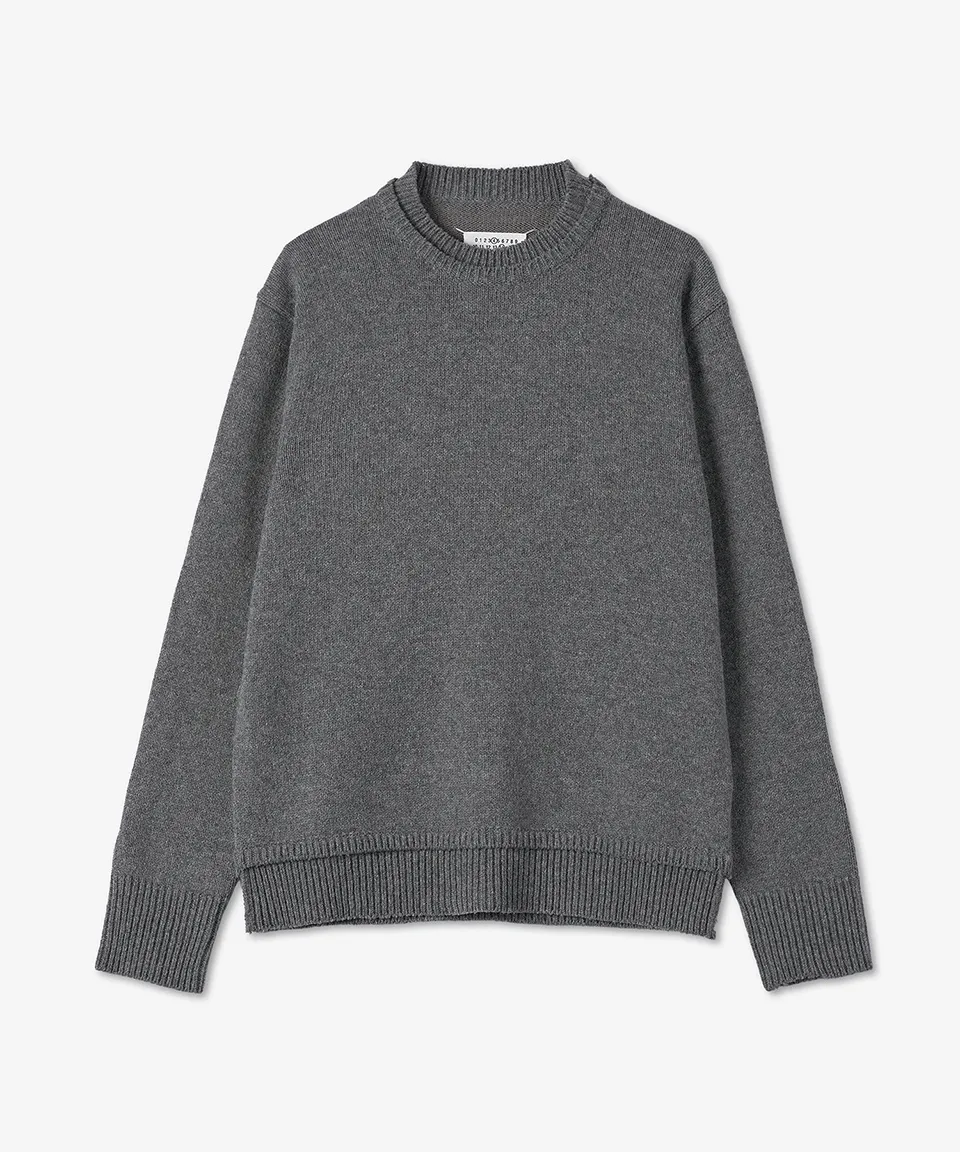 Maison Margiela  |Crew Neck Street Style Long Sleeves Plain Logo Designers