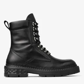 Marlow Combat Boot Black Leather Combat Boots