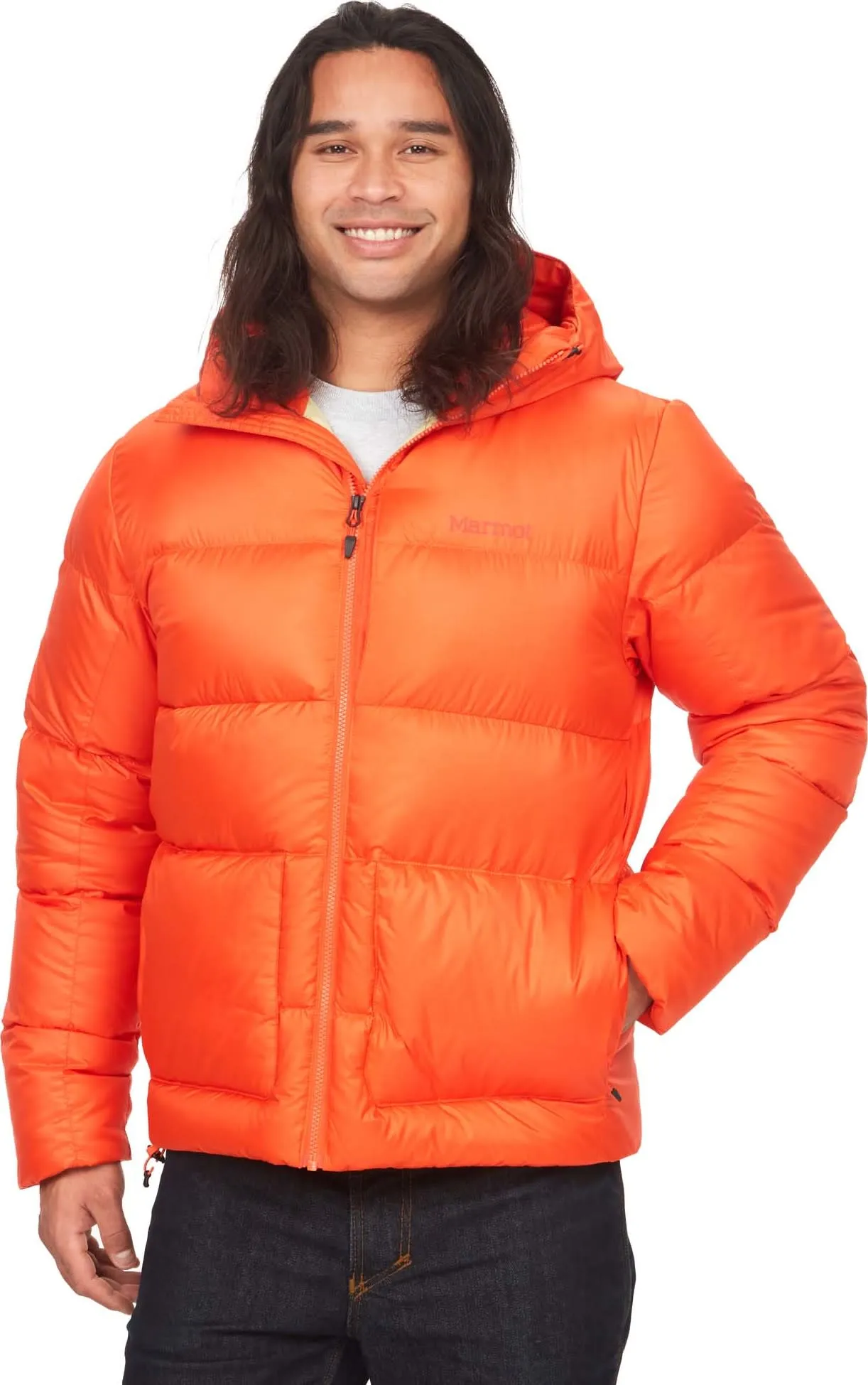 Marmot Men's Guides Down Hoody Flame | Buy Marmot Men's Guides Down Hoody Flame here | Outnorth