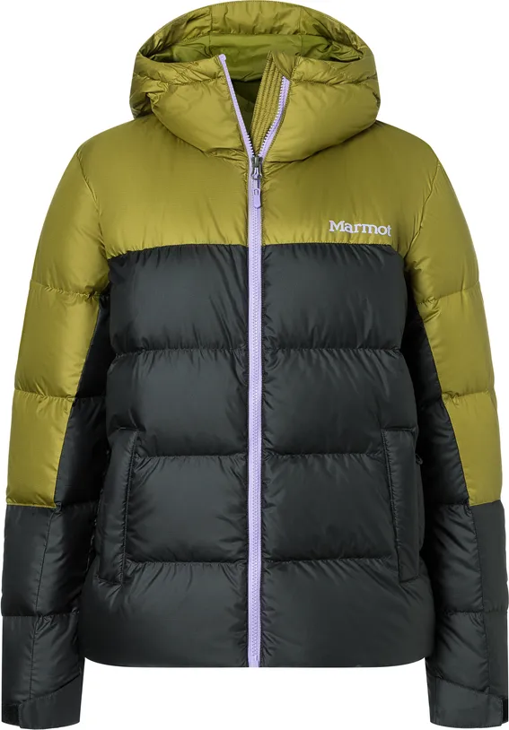 Marmot Women's Guides Down Hoody Black/Military Green | Buy Marmot Women's Guides Down Hoody Black/Military Green here