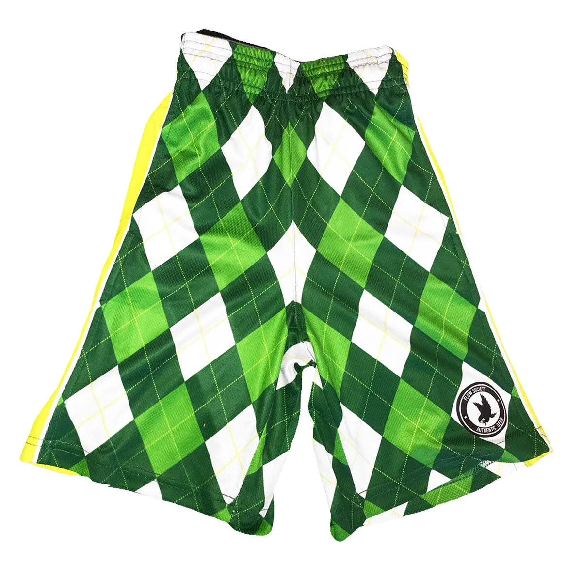 Mens New Argyle Green Attack Short