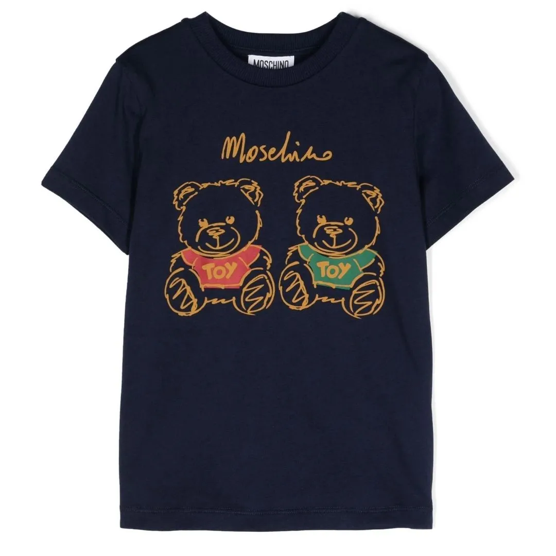 Moschino T-Shirt Logo Twins Black