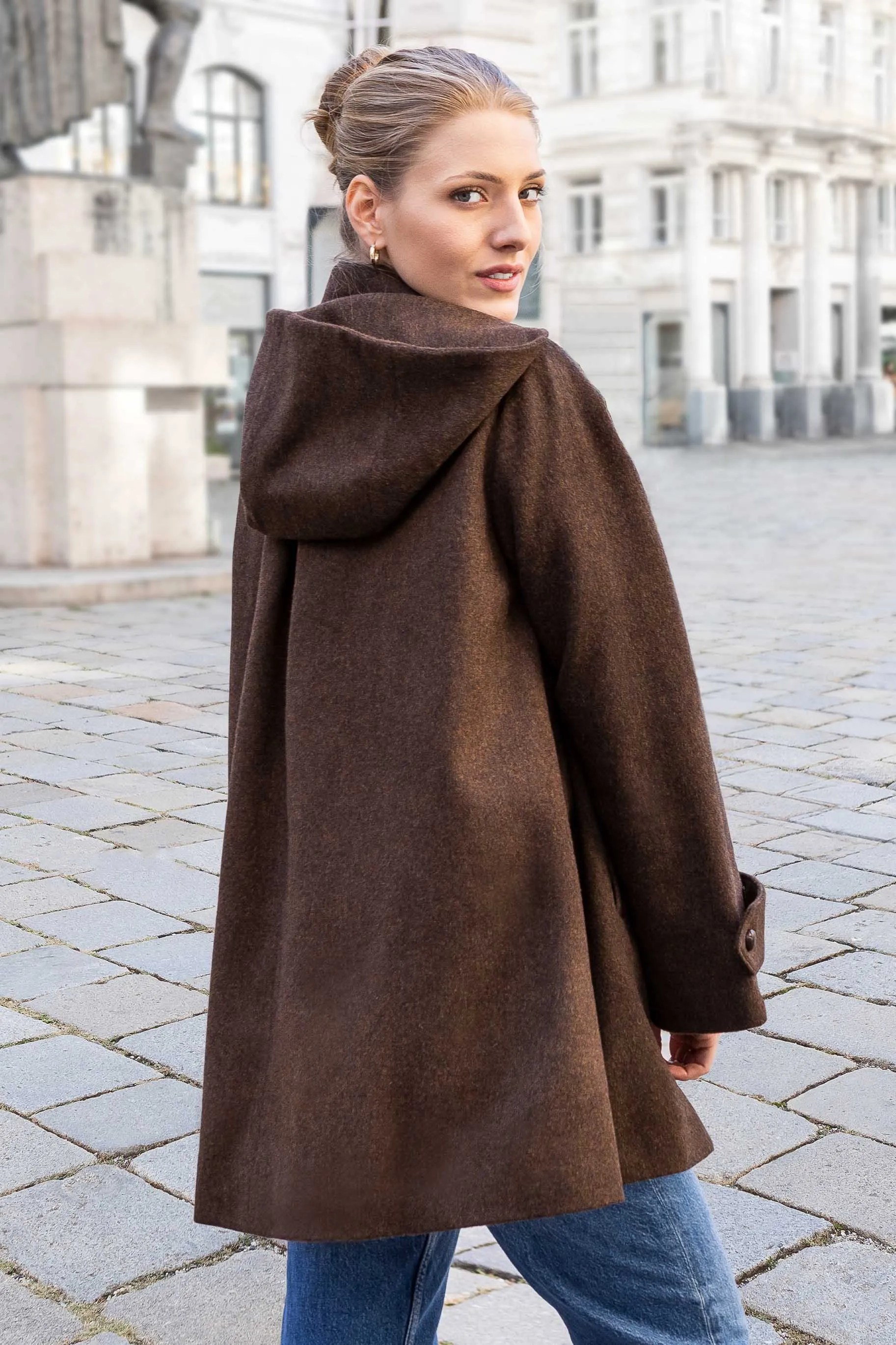 Nadya Loden Coat in Camel