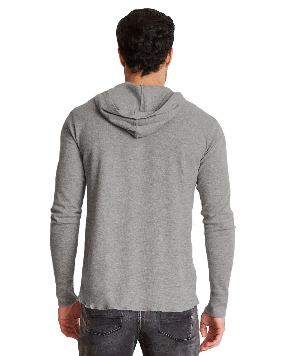 Next Level Thermal Hoody 8221 Heather Gray