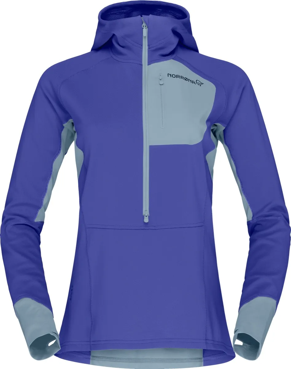 Norrøna Women's Senja Warm1 Hood Royal Blue | Buy Norrøna Women's Senja Warm1 Hood Royal Blue here | Outnorth