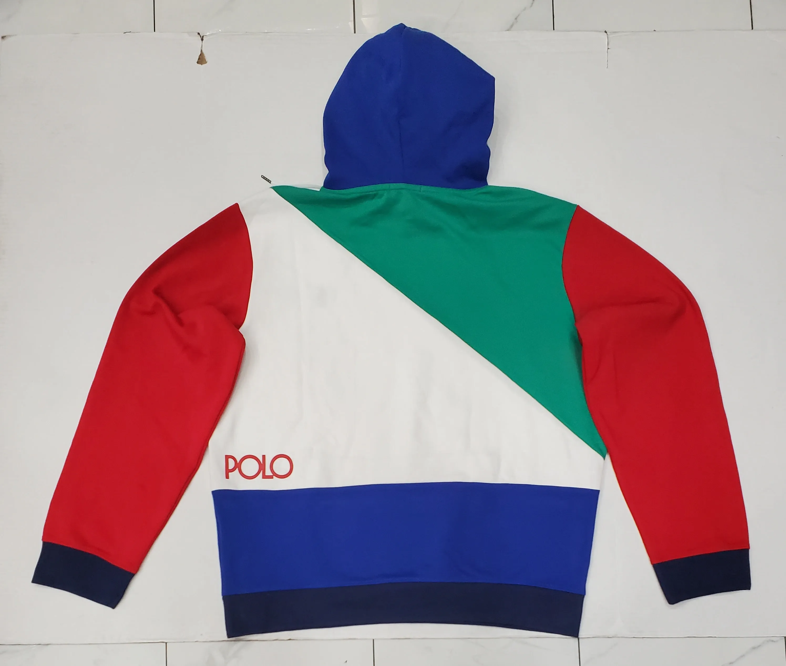 Nwt Polo Ralph Colorblock Hoodie