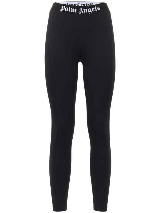 Palm Angels   Classic logo jersey leggings 