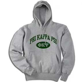 Phi Kappa Psi Hoodie, Printed Vertical Arc Design - G185 - CAD