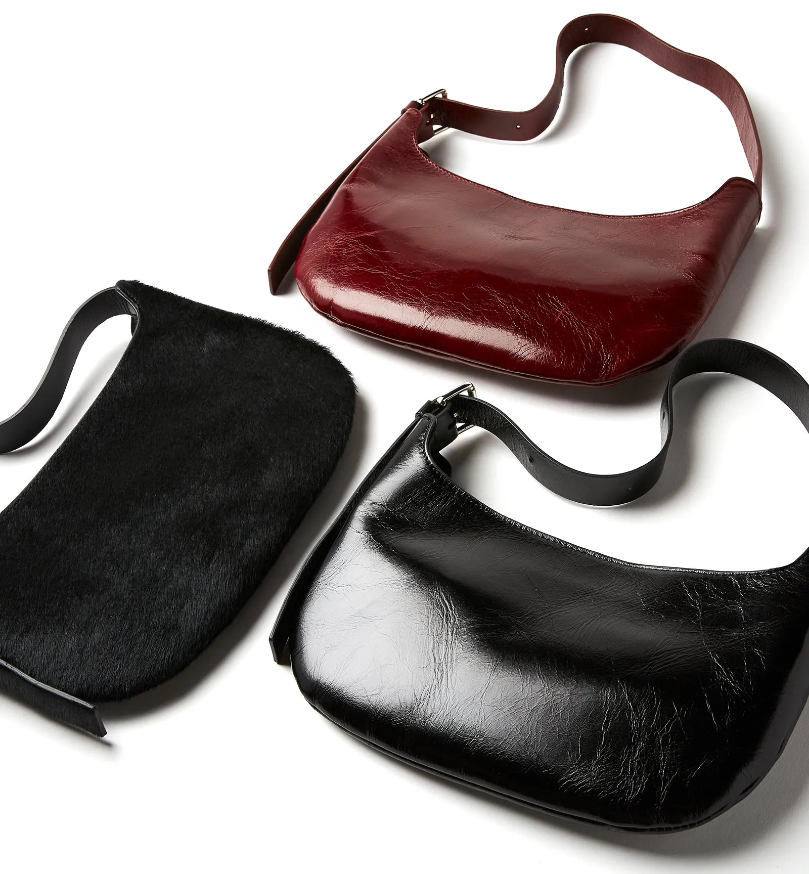 PRESTYN PONY HAIR SHOULDER BAG