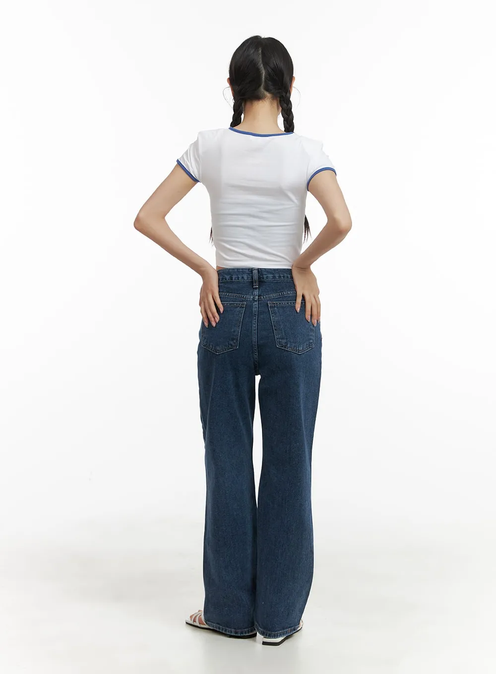 Recycled Straight Fit Jeans OM428