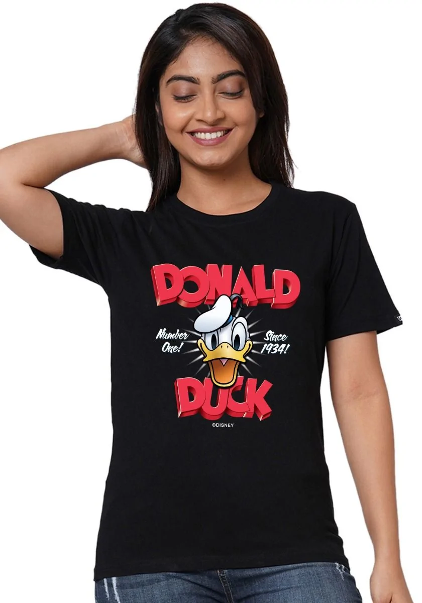 Retro Donald Duck 1934 Womens Tshirt